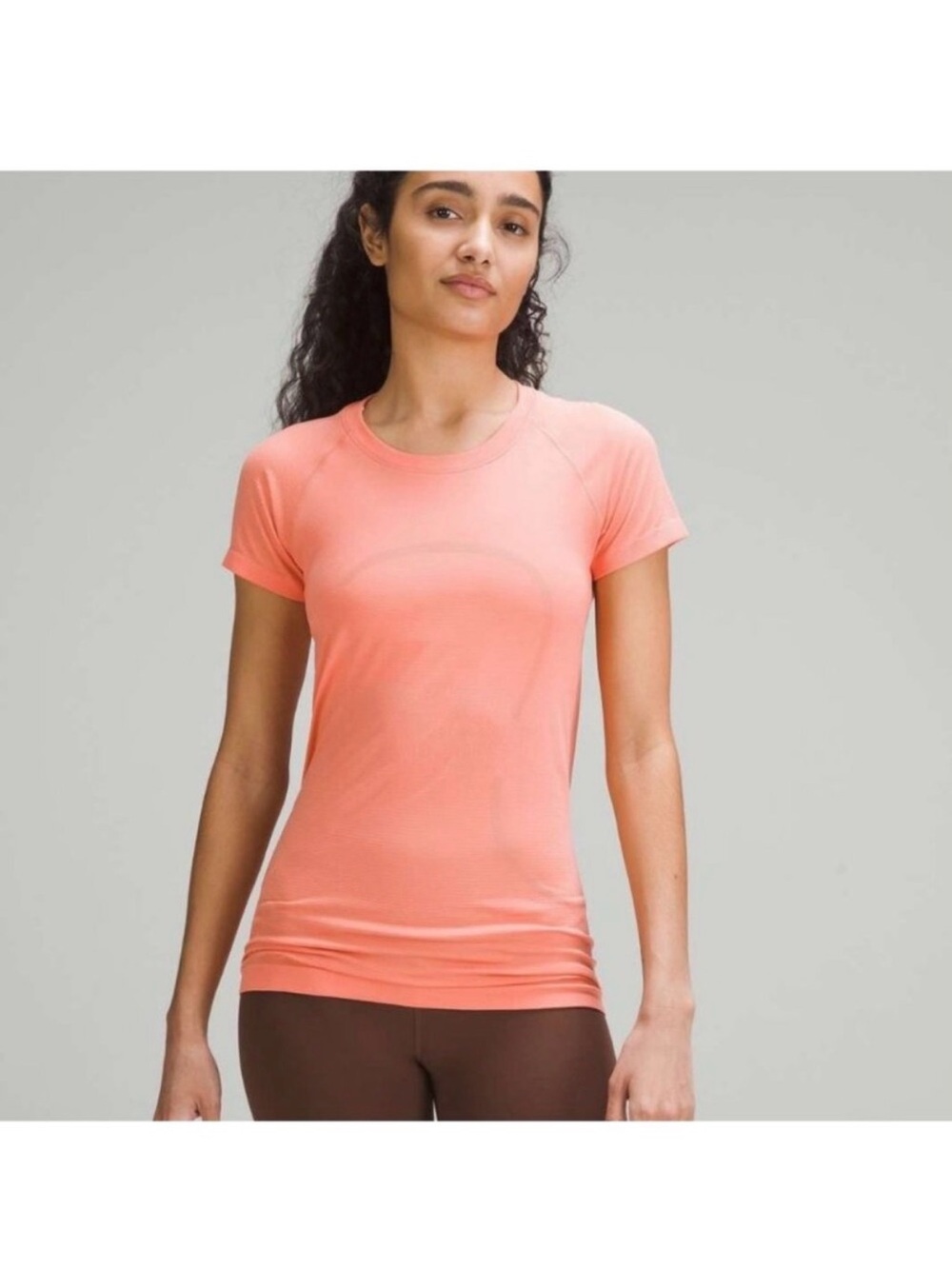 Lululemon Swiftly Tech Short Sleeve Shirt 2.0 in Coral